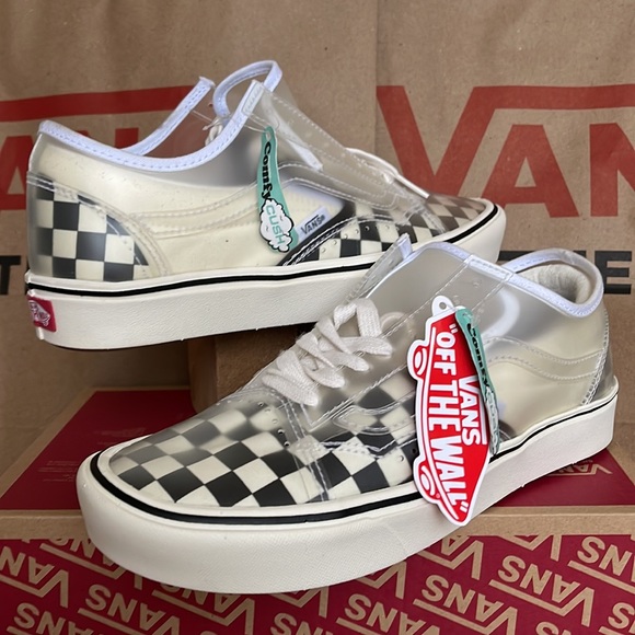 Vans Comfycush Slip-Skating Checkerboard Black/White WMNS - Picture 9 of 16